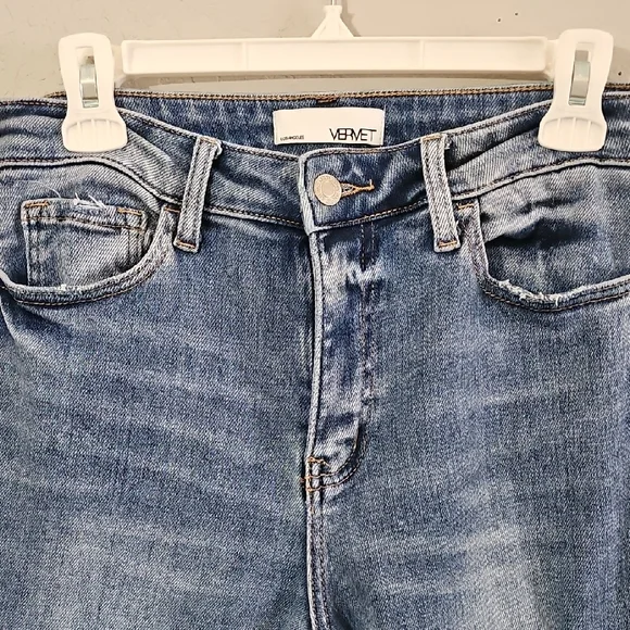 Vervet Medium Wash High Waisted Flare Leg Jeans Womens Size 28 - Picture 2 of 7
